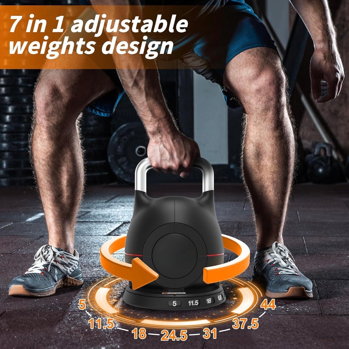 Hommedy - Adjustable Weight Kettlebell